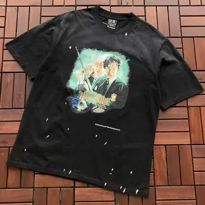 ¥~95 SAINT MICHAEL T-SHIRT 77042359 (im 176CM 58KG iwear size M in the photo)