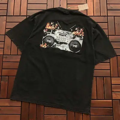 ¥~95 SAINT MICHAEL T-SHIRT 77042356 (im 176CM 58KG iwear size M in the photo)