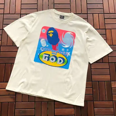 ¥~85 SAINT MICHAEL & BAPE T-SHIRT 77042394