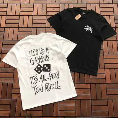 ￥ ~ 85 ST🔥S🔥Y T-SHIRT 55042325 (im 185CM 80KG iwear size M in the photo)