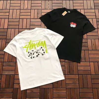 ￥ ~ 85 ST🔥S🔥Y T-SHIRT 55042324 (im 185CM 80KG iwear size M in the photo)