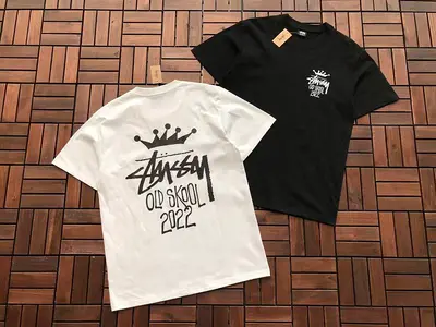 ￥ ~ 85 ST🔥S🔥Y T-SHIRT 55042323 (im 185CM 80KG iwear size M in the photo)