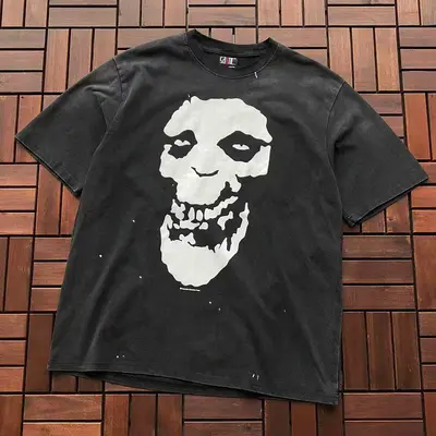 ￥~86 SAINT MICHAEL T-SHIRT 77042319 (im 176CM 58KG iwear size M in the photo)