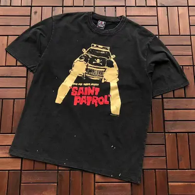 ￥~95 SAINT MICHAEL T-SHIRT 77042330 (im 176CM 58KG iwear size L in the photo)