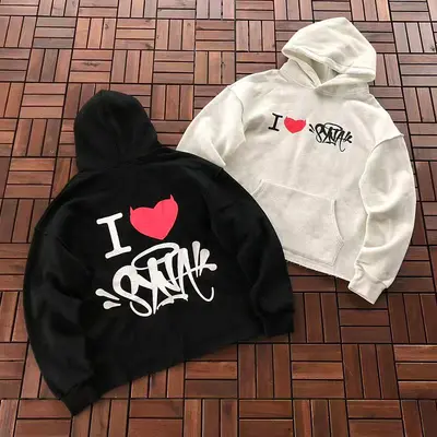 ￥~125 SYNA HOODIE FLEECE 77042299 (im 176CM 58KG iwear size L in the photo)