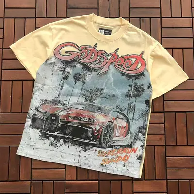 ￥~99 GODSPEED T-SHIRT 55042426 (im 185CM 80KG iwear size S in the photo)