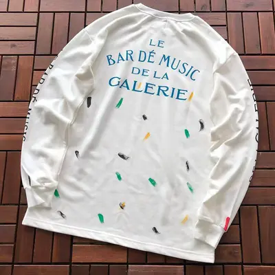 ￥~109 GALLERY DEPT LONG-SLEEVE 77042660 (im 176CM 58KG iwear size M in the photo)