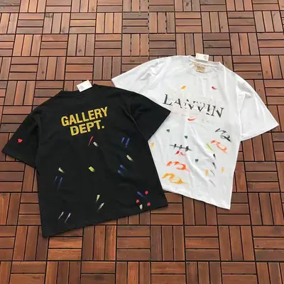￥~86 GALLERY DEPT & LANVIN T-SHIRT 77042607 (im 176CM 58KG iwear size M in the photo)