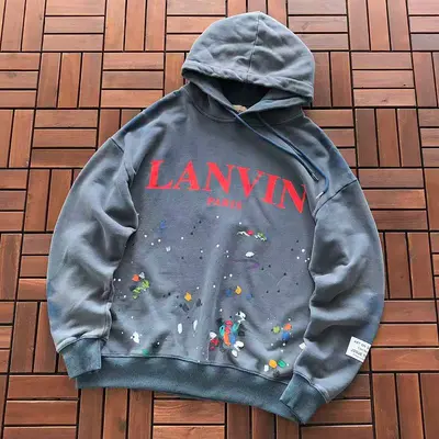 ￥~185 GALLERY DEPT HOODIE 77042667 (im 176CM 58KG iwear size M in the photo)