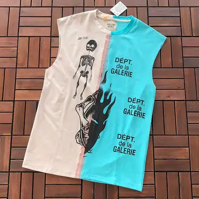 ￥~86 GALLERY DEPT VEST 77042671 (im 176CM 58KG iwear size M in the photo)