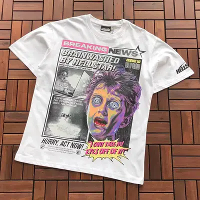 ¥~109 HELLSTAR T-SHIRT 66030484 (im 176CM 58KG iwear size M in the photo)