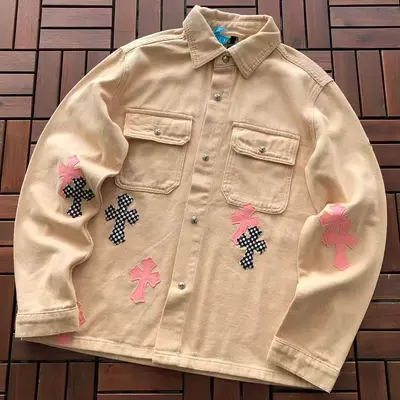 ¥189 CH🔥OM🔥 HE🔥RTS JACKET 88042733 (im 185CM 70KG iwear size S in the photo)