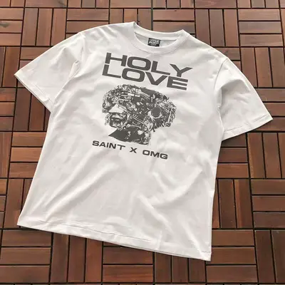 ¥~85 SAINT MICHAEL T-SHIRT 77042719 (im 185CM 70KG iwear size M in the photo)