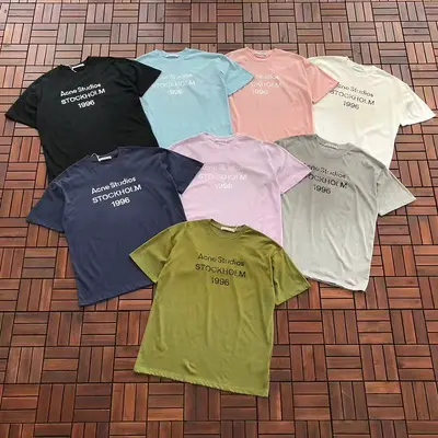 ¥~109 ACNE STUDIOS T-SHIRT 77042701 (im 185CM 70KG iwear size M in the photo)