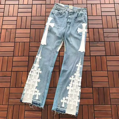 ￥189 GALLERY DEPT & CH🔥OM🔥 HE🔥RTS JEANS 88042723