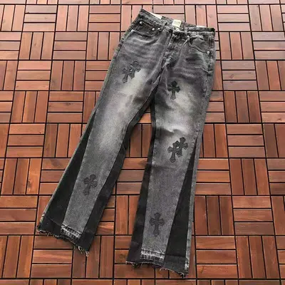 ￥185 GALLERY DEPT & CH🔥OM🔥 HE🔥RTS JEANS 88042722