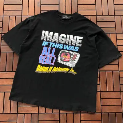 ￥~85 BROKEN PLANET T-SHIRT 77042832 (im 185CM 80KG iwear size L in the photo)