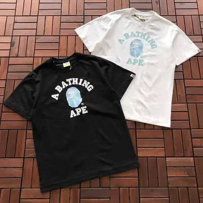 ¥~109 BAPE T-SHIRT 55042908 (im 185CM 70KG iwear size M in the photo)