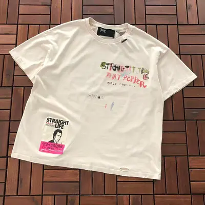 ¥129 VINTAGE T-SHIRT 88042922 (im 185CM 70KG iwear size S in the photo)