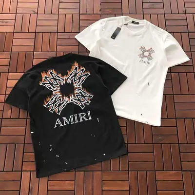 ￥~85 AMIRI T-SHIRT 77042904 (im 185CM 70KG iwear size M in the photo)