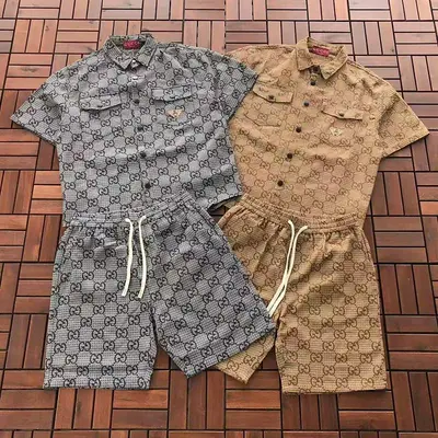 ￥~269 G🔥C🔥I T-SHIRT SHIRT SHORTS 77042914 (im 185CM 70KG iwear size L in the photo)