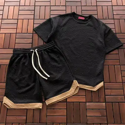 ￥~219 G🔥C🔥I T-SHIRT SHORTS 77042917 (im 185CM 70KG iwear size L in the photo)