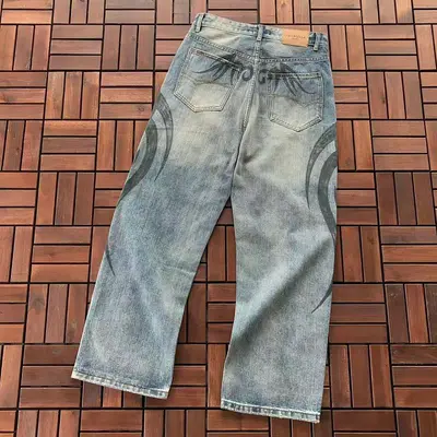 ￥~229 B🔥L🔥🔥🔥IA🔥A JEANS 66042969 (im 185CM 80KG iwear size 32 in the photo)