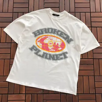 ￥~85 BROKEN PLANET T-SHIRT 77043019 (im 185CM 80KG iwear size L in the photo)