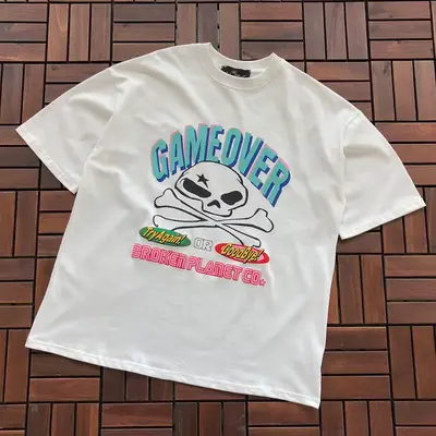 ￥~85 BROKEN PLANET T-SHIRT 77043018 (im 185CM 80KG iwear size L in the photo)