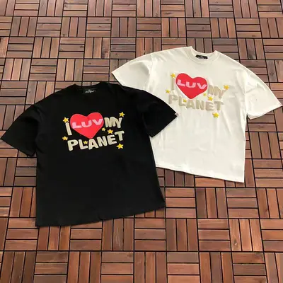 ￥~85 BROKEN PLANET T-SHIRT 77043014 (im 185CM 80KG iwear size L in the photo)