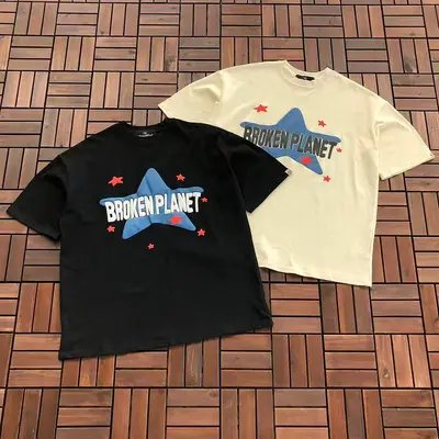￥~85 BROKEN PLANET T-SHIRT 77043013 (im 185CM 80KG iwear size L in the photo)