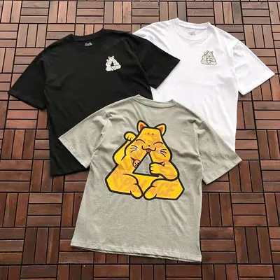 ￥125 P🔥LA🔥E T-SHIRT 88050307 (im 185CM 80KG iwear size M in the photo)