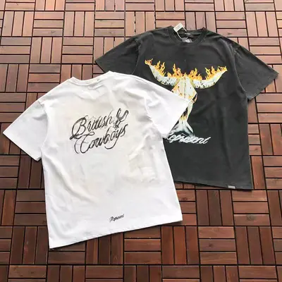 ￥~109 REPRESENT T-SHIRT 77050414 (im 185CM 80KG iwear size XL in the photo)
