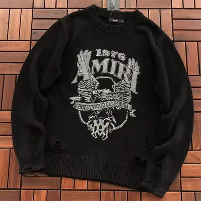 ￥~165 AMIRI SWEATER 77050522 (im 185CM 70KG iwear size M in the photo)