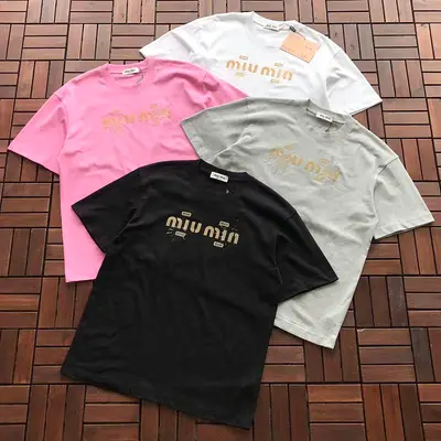 ¥~109 M🔥U M🔥U T-SHIRT 77050512 (im 185CM 70KG iwear size M in the photo)