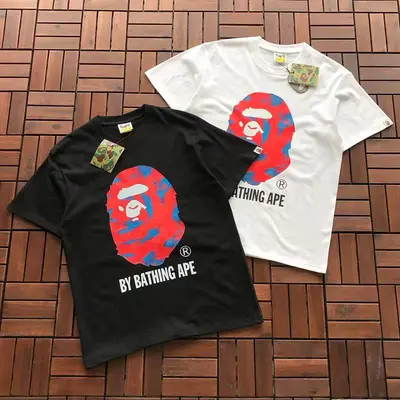 ￥~89 BAPE T-SHIRT 55050627 (im 185CM 70KG iwear size M in the photo)