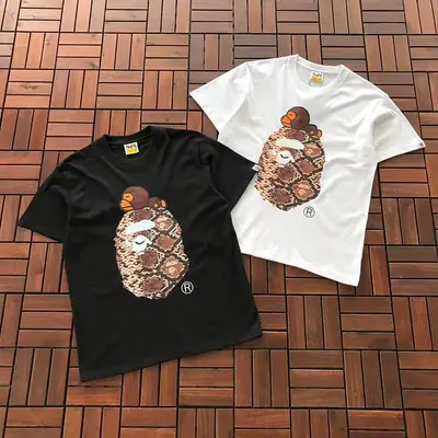 ￥~89 BAPE T-SHIRT 55050619 (im 185CM 70KG iwear size M in the photo)