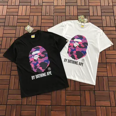 ￥~89 BAPE T-SHIRT 55050617 (im 185CM 70KG iwear size M in the photo)