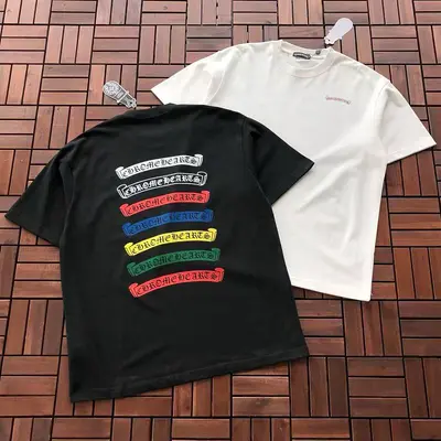 ¥~109 CH🔥OM🔥 HE🔥RTS T-SHIRT 77050735 (im 185CM 80KG iwear size XL in the photo)