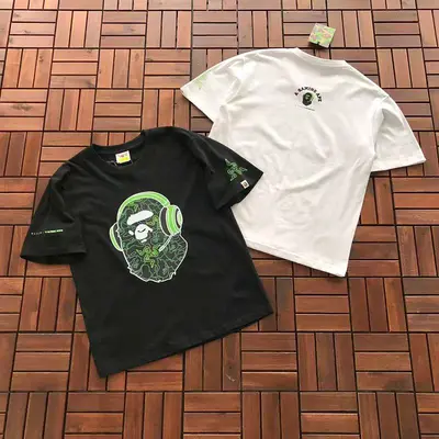 ￥~95 BAPE T-SHIRT 55050827 (im 185CM 70KG iwear size S in the photo)