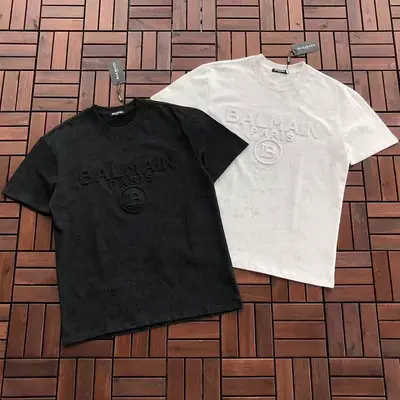 ￥~109 BALMAIN T-SHIRT 77050829 (im 185CM 80KG iwear size M in the photo)