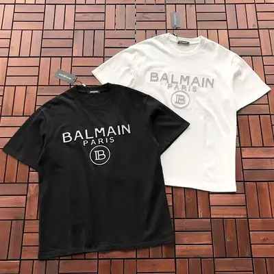 ￥~99 BALMAIN T-SHIRT 77050815 (im 185CM 80KG iwear size M in the photo)