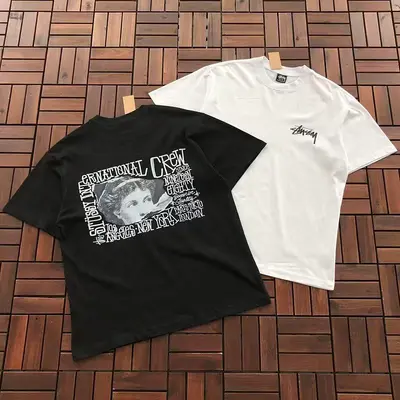 ￥~79 ST🔥S🔥Y T-SHIRT 77051017 (im 180CM 68KG iwear size M in the photo)