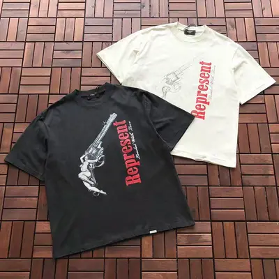 ￥~99 REPRESENT T-SHIRT 77051253 (im 185CM 80KG iwear size M in the photo)