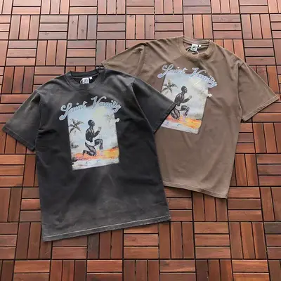 ￥~135 VINTAGE T-SHIRT 55051222 (im 185CM 70KG iwear size L in the photo)