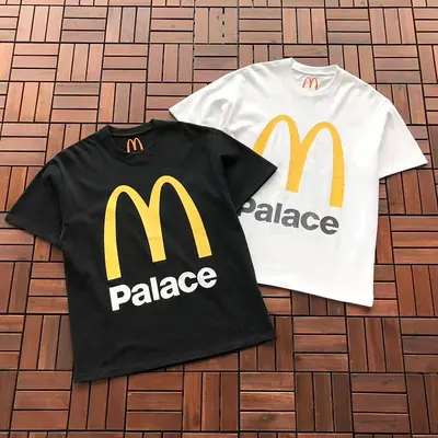 ￥~86 P🔥LA🔥E & MCDONALD T-SHIRT 77051214 (im 185CM 80KG iwear size M in the photo)