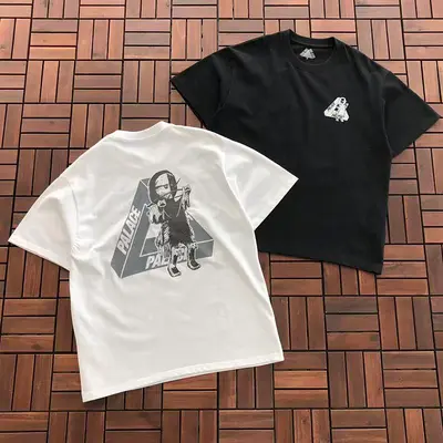￥~86 P🔥LA🔥E T-SHIRT 77051221 (im 185CM 80KG iwear size M in the photo)