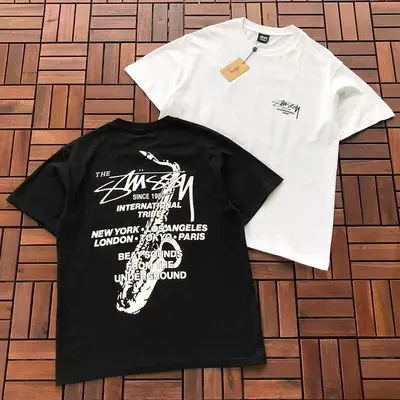 ￥119 ST🔥S🔥Y T-SHIRT 88051225 (im 185CM 80KG iwear size M in the photo)
