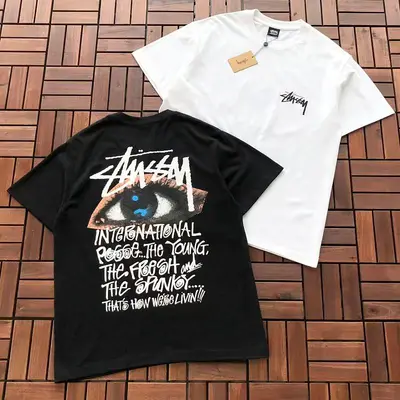 ￥119 ST🔥S🔥Y T-SHIRT 88051215 (im 185CM 80KG iwear size M in the photo)