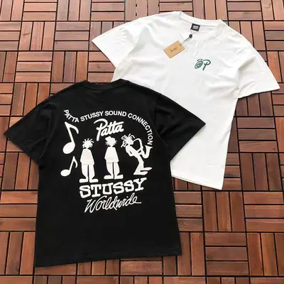 ￥ 119 ST🔥S🔥Y & PATTA T-SHIRT 88051265 (im 185CM 80KG iwear size M in the photo)